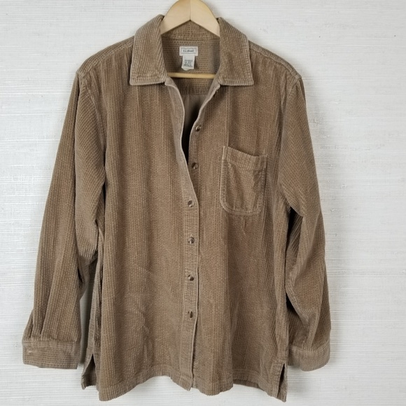 L.L. Bean Tops - LL bean courderoy long sleeve shirt size XL